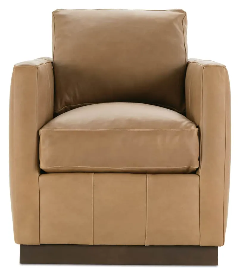 Rowe Furniture ALBA-L-016-RC Alba Leather Swivel Rowe Furniture ALBA-L-016-RC Alba Leather Swivel