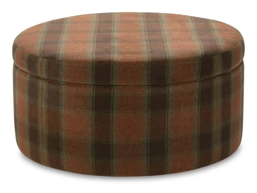 Rowe Furniture CSTG-3636-1000-079-RC Cyrus 36" Round Storage Ottoman Rowe Furniture CSTG-3636-1000-079-RC Cyrus 36" Round Storage Ottoman