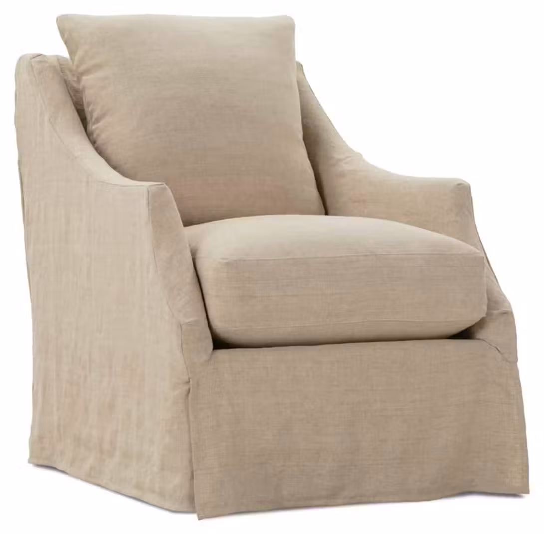 Rowe Furniture KORI-SLIP-007-RC Kori Slipcovered Swivel Chair w/ Glider Rowe Furniture KORI-SLIP-007-RC Kori Slipcovered Swivel Chair w/ Glider