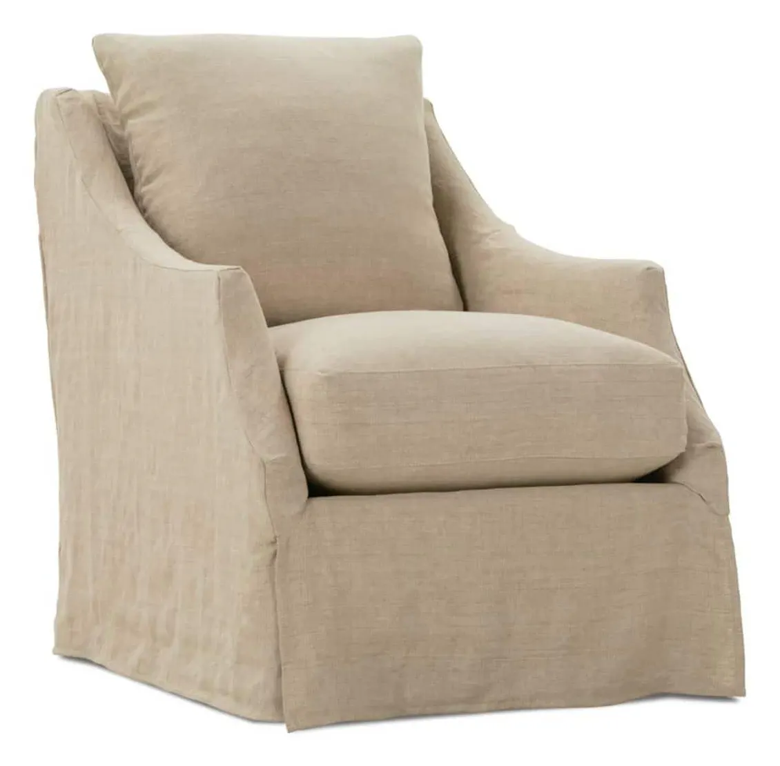 Rowe Furniture KORI-SLIP-007-RC Kori Slipcovered Swivel Chair w/ Glider Rowe Furniture KORI-SLIP-007-RC Kori Slipcovered Swivel Chair w/ Glider