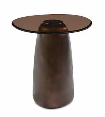 Bassett Furniture 6E26-K601 Pantheon Small Glass Top Coffee Table
