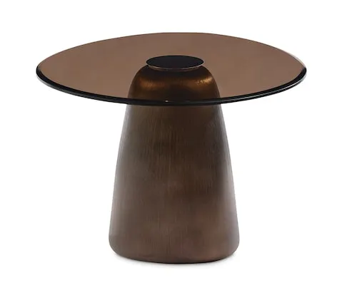 Bassett Furniture 6E26-K604 Pantheon Medium Glass Top Cocktail Table Bassett Furniture 6E26-K604 Pantheon Medium Glass Top Cocktail Table