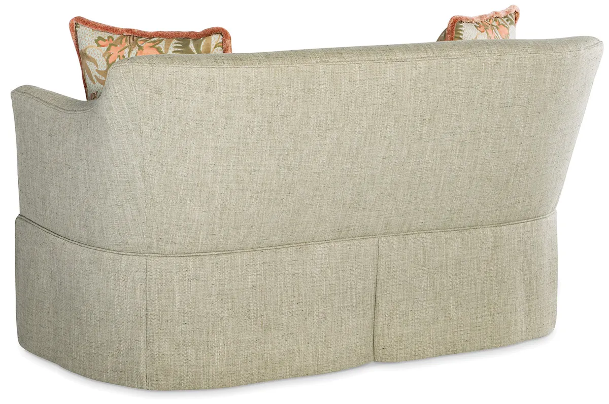 Jessica Charles 7101SK Colleen Skirted Settee Jessica Charles 7101SK Colleen Skirted Settee