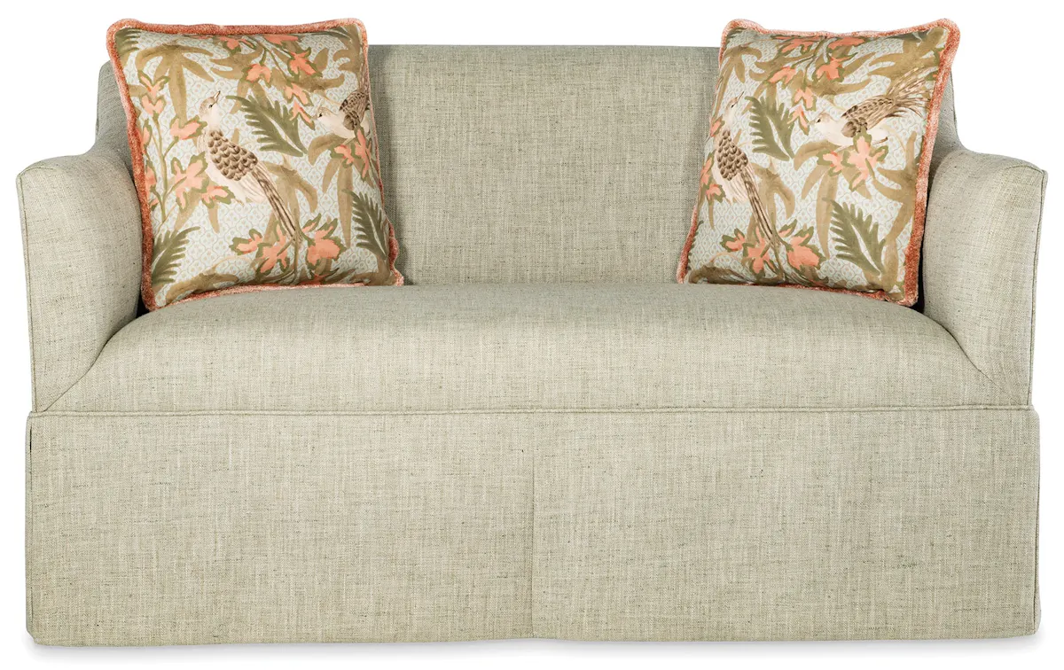 Jessica Charles 7101SK Colleen Skirted Settee Jessica Charles 7101SK Colleen Skirted Settee