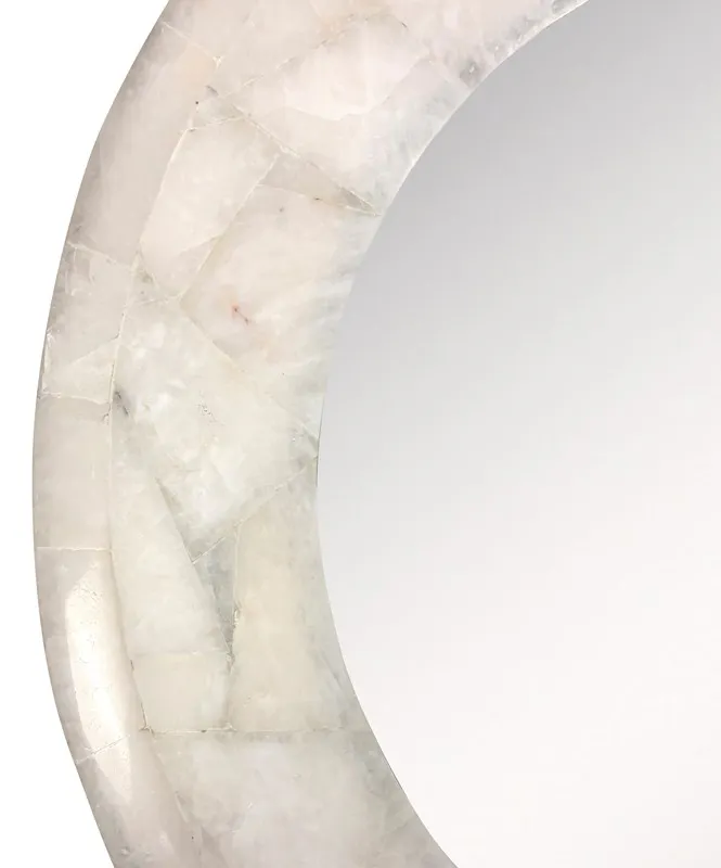Ambella Home 74002-980-030 Allira Quartz Round Mirror Ambella Home 74002-980-030 Allira Quartz Round Mirror