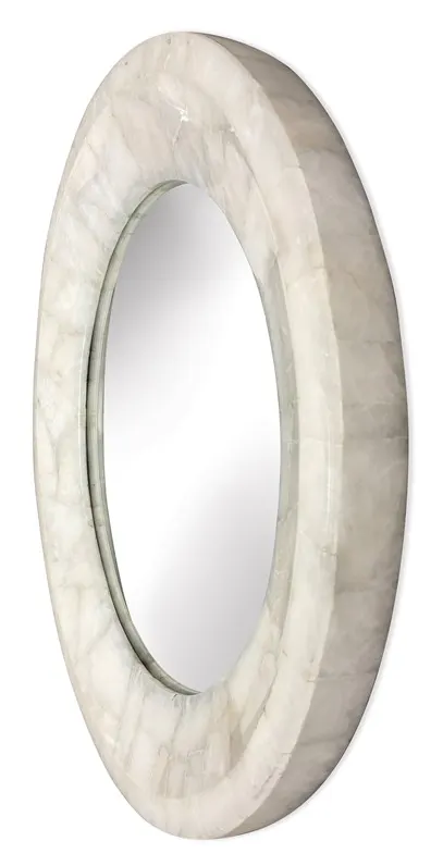 Ambella Home 74002-980-030 Allira Quartz Round Mirror Ambella Home 74002-980-030 Allira Quartz Round Mirror