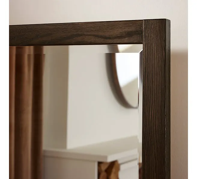 Vaughan Bassett 840-446 Landscape Mirror In Dark Oak Vaughan Bassett 840-446 Landscape Mirror In Dark Oak