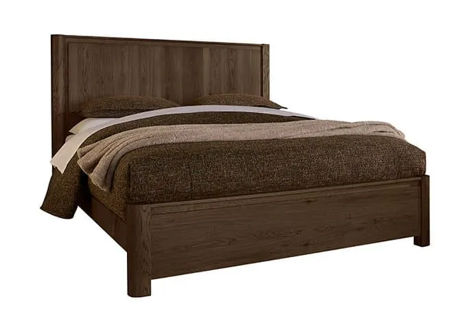 Vaughan Bassett 840-668-866-944-MS1 Cal King Radius Poster Bed In Dark Oak