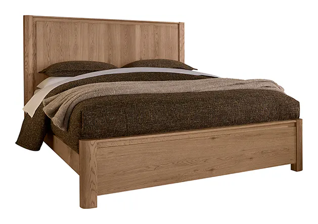 Vaughan Bassett 842-668-866-944-MS1 Cal King Radius Poster Bed In Blond Oak Vaughan Bassett 842-668-866-944-MS1 Cal King Radius Poster Bed In Blond Oak