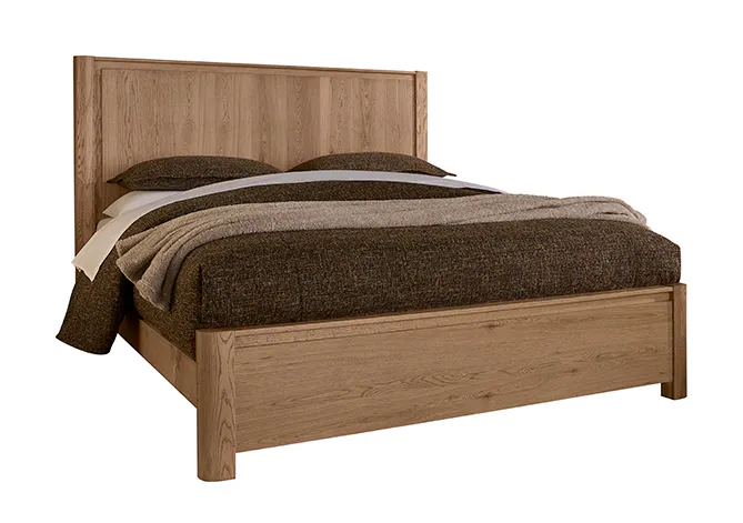 Vaughan Bassett 842-668-866-944-MS1 Cal King Radius Poster Bed In Blond Oak Vaughan Bassett 842-668-866-944-MS1 Cal King Radius Poster Bed In Blond Oak