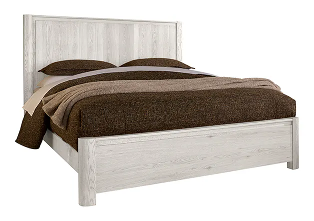 Vaughan Bassett 844-558-855-922 Queen Radius Poster Bed In Soft White Oak Vaughan Bassett 844-558-855-922 Queen Radius Poster Bed In Soft White Oak