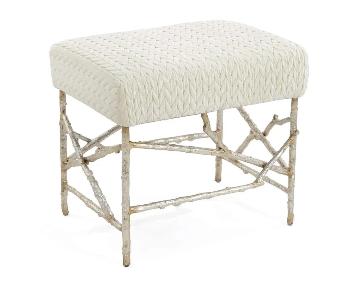 John Richard AMF-1737V64-2210-AS Branch-Style Base Ottoman
