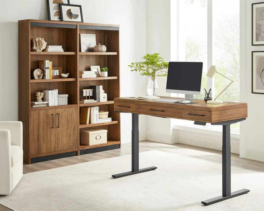 Martin Furniture IMAV384T-KIT Avery 60″ W Electric Sit/Stand Desk Martin Furniture IMAV384T-KIT Avery 60″ W Electric Sit/Stand Desk