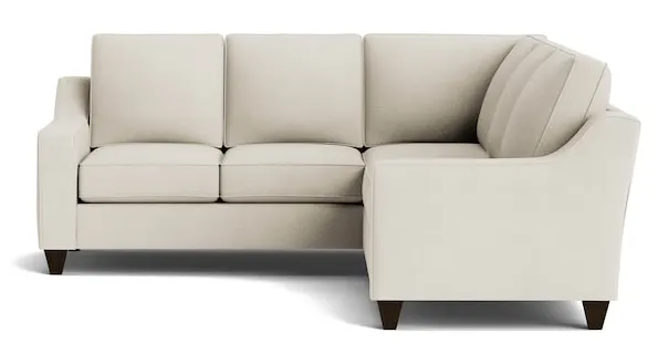Bassett Furniture CWS00-L4161SF-KIT26 True Custom Wide Slope Arm L-Shaped Sectional Bassett Furniture CWS00-L4161SF-KIT26 True Custom Wide Slope Arm L-Shaped Sectional
