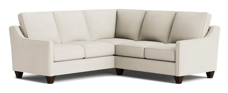 Bassett Furniture C900-L4161SF-KIT26 True Custom Slope Arm L-Shaped Sectional Bassett Furniture C900-L4161SF-KIT26 True Custom Slope Arm L-Shaped Sectional