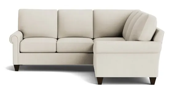 Bassett Furniture C300-L4161SF-KIT26 True Custom Panel Arm L-Shaped Sectional Bassett Furniture C300-L4161SF-KIT26 True Custom Panel Arm L-Shaped Sectional
