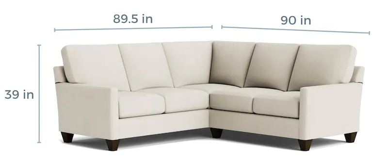 Bassett Furniture C500-L4161SF-KIT26 True Custom Track Arm L-Shaped Sectional Bassett Furniture C500-L4161SF-KIT26 True Custom Track Arm L-Shaped Sectional