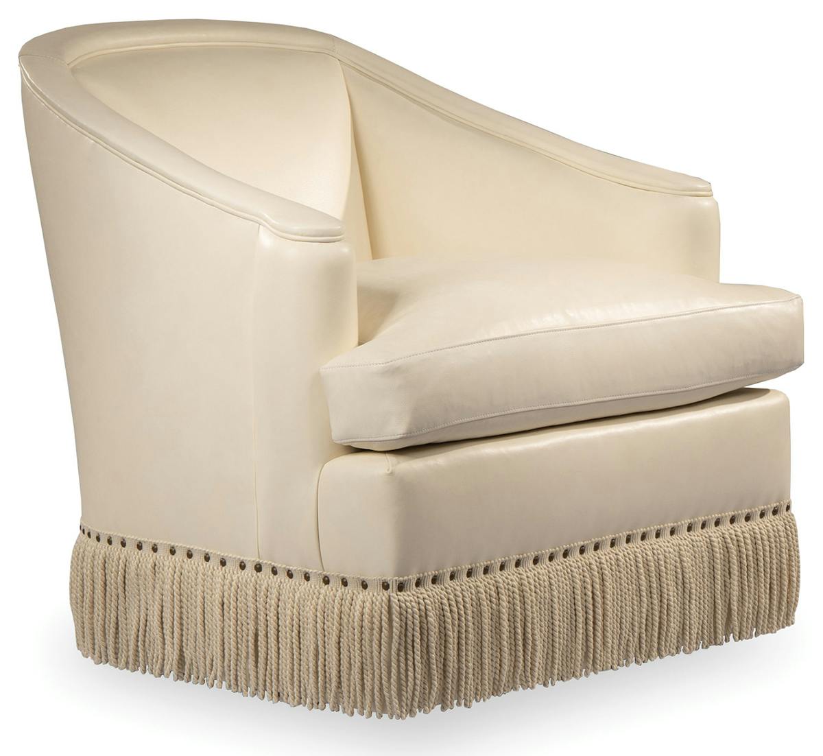 Hancock and Moore CJ6996-S Regency Swivel Chair with Bullion Hancock and Moore CJ6996-S Regency Swivel Chair with Bullion