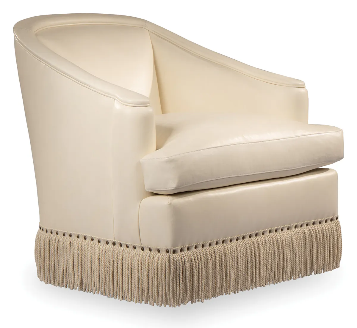 Hancock and Moore CJ6996-S Regency Swivel Chair with Bullion Hancock and Moore CJ6996-S Regency Swivel Chair with Bullion