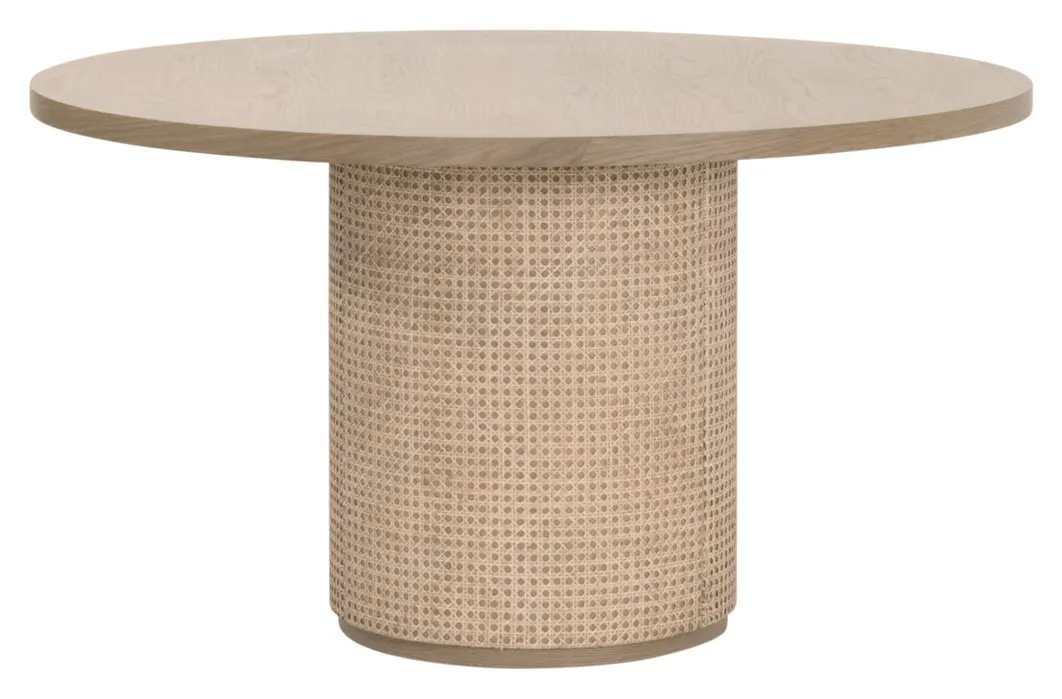 Essentials For Living 5277.NAT-OAK Cannes 54" Round Dining Table Essentials For Living 5277.NAT-OAK Cannes 54" Round Dining Table