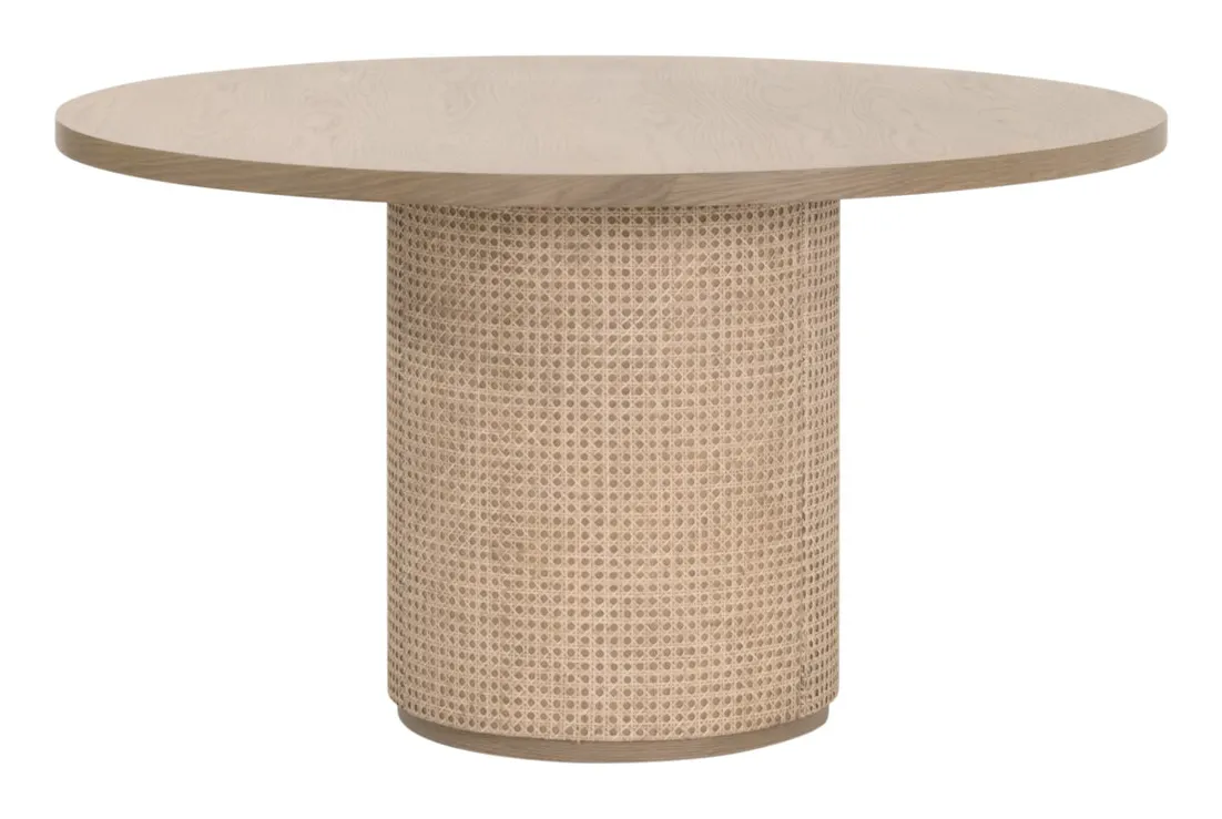 Essentials For Living 5277.NAT-OAK Cannes 54" Round Dining Table Essentials For Living 5277.NAT-OAK Cannes 54" Round Dining Table