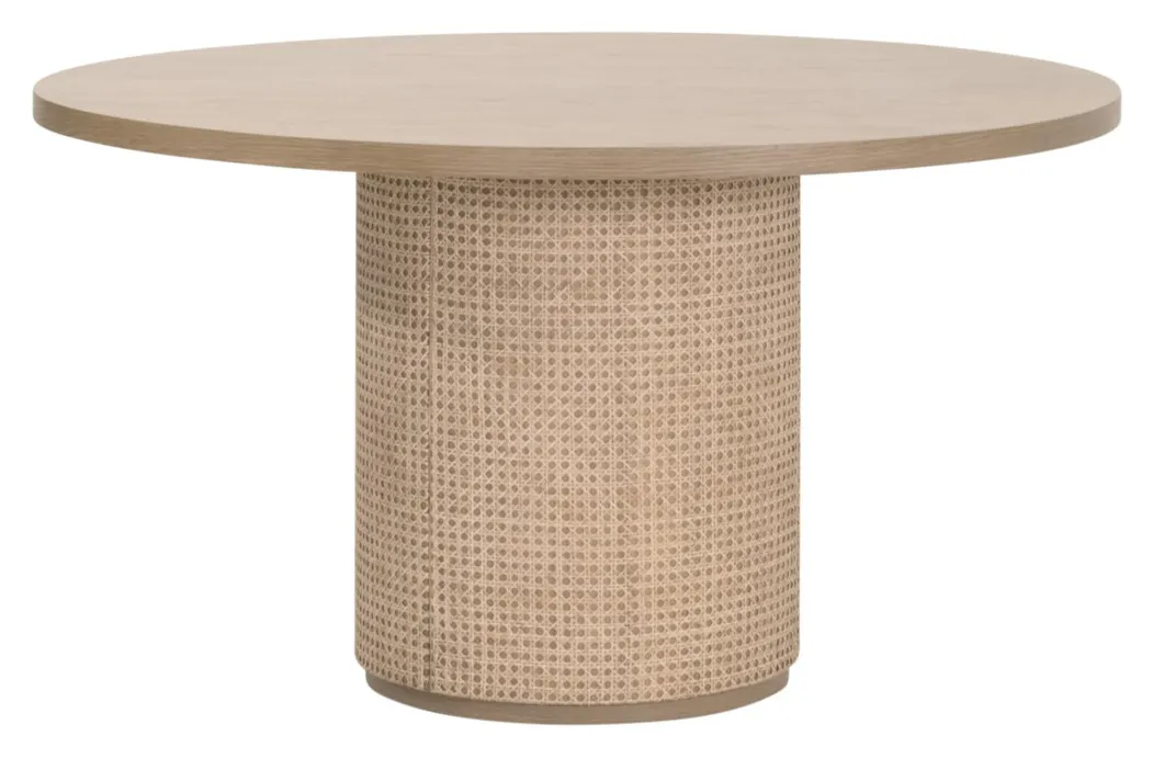 Essentials For Living 5277.NAT-OAK Cannes 54" Round Dining Table Essentials For Living 5277.NAT-OAK Cannes 54" Round Dining Table