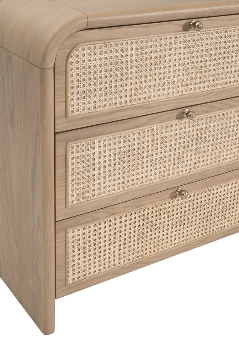 Essentials For Living 5282.NAT-OAK Cannes 6-Drawer Double Dresser Essentials For Living 5282.NAT-OAK Cannes 6-Drawer Double Dresser