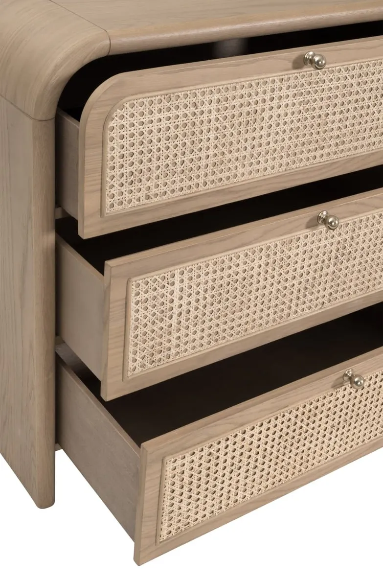 Essentials For Living 5282.NAT-OAK Cannes 6-Drawer Double Dresser Essentials For Living 5282.NAT-OAK Cannes 6-Drawer Double Dresser