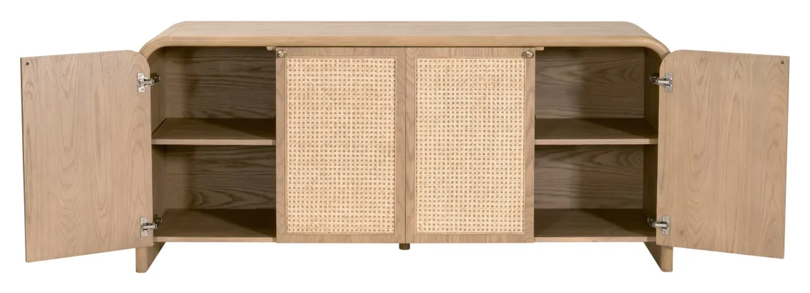 Essentials For Living 5278.NAT-OAK Cannes Media Sideboard Essentials For Living 5278.NAT-OAK Cannes Media Sideboard