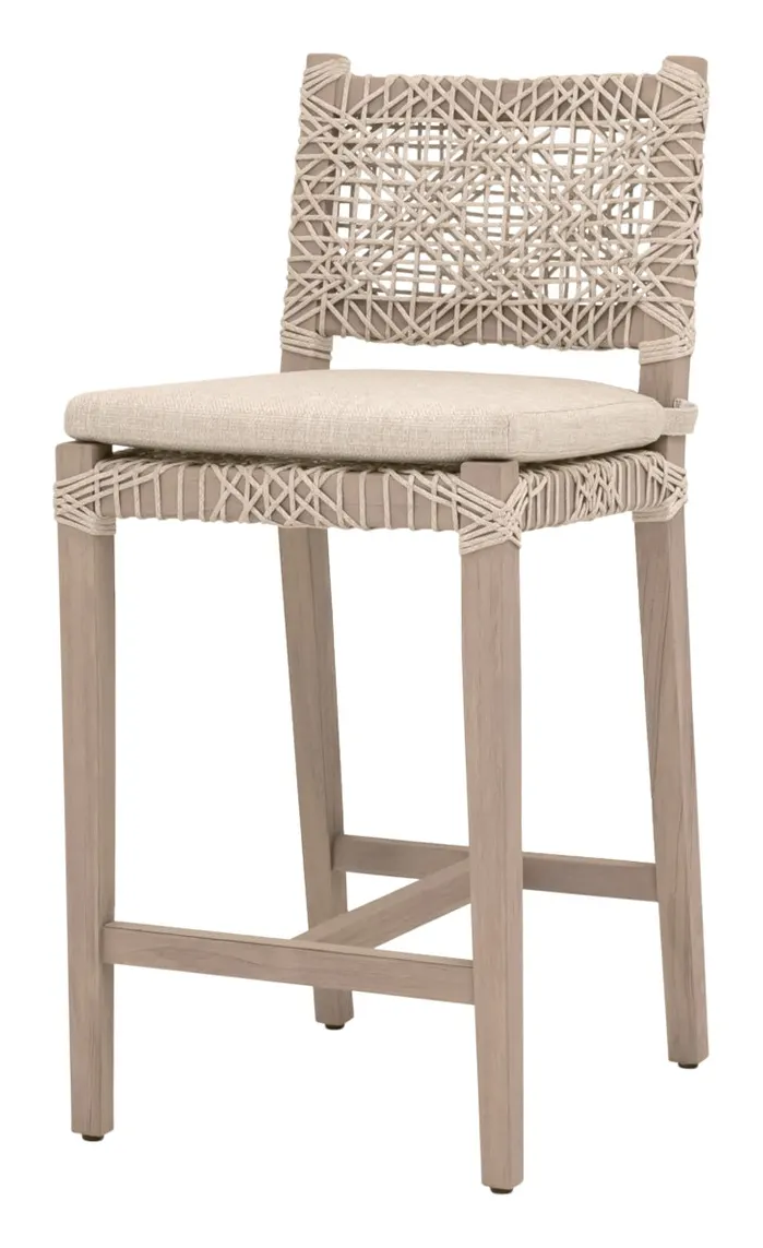 Essentials For Living 6849CS.OAT/ECR/W-ET Costa Outdoor Counter Stool Essentials For Living 6849CS.OAT/ECR/W-ET Costa Outdoor Counter Stool
