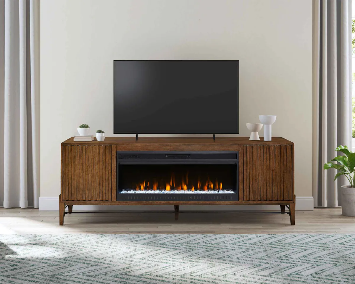 Martin Furniture IMDY380FP Delray 82″ Fireplace TV Stand Martin Furniture IMDY380FP Delray 82″ Fireplace TV Stand