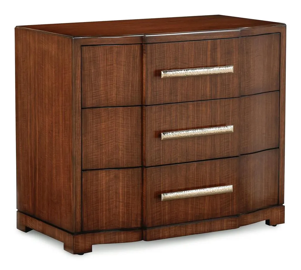 John Richard EUR-01-0552 Marcello Three-Drawer Nightstand John Richard EUR-01-0552 Marcello Three-Drawer Nightstand