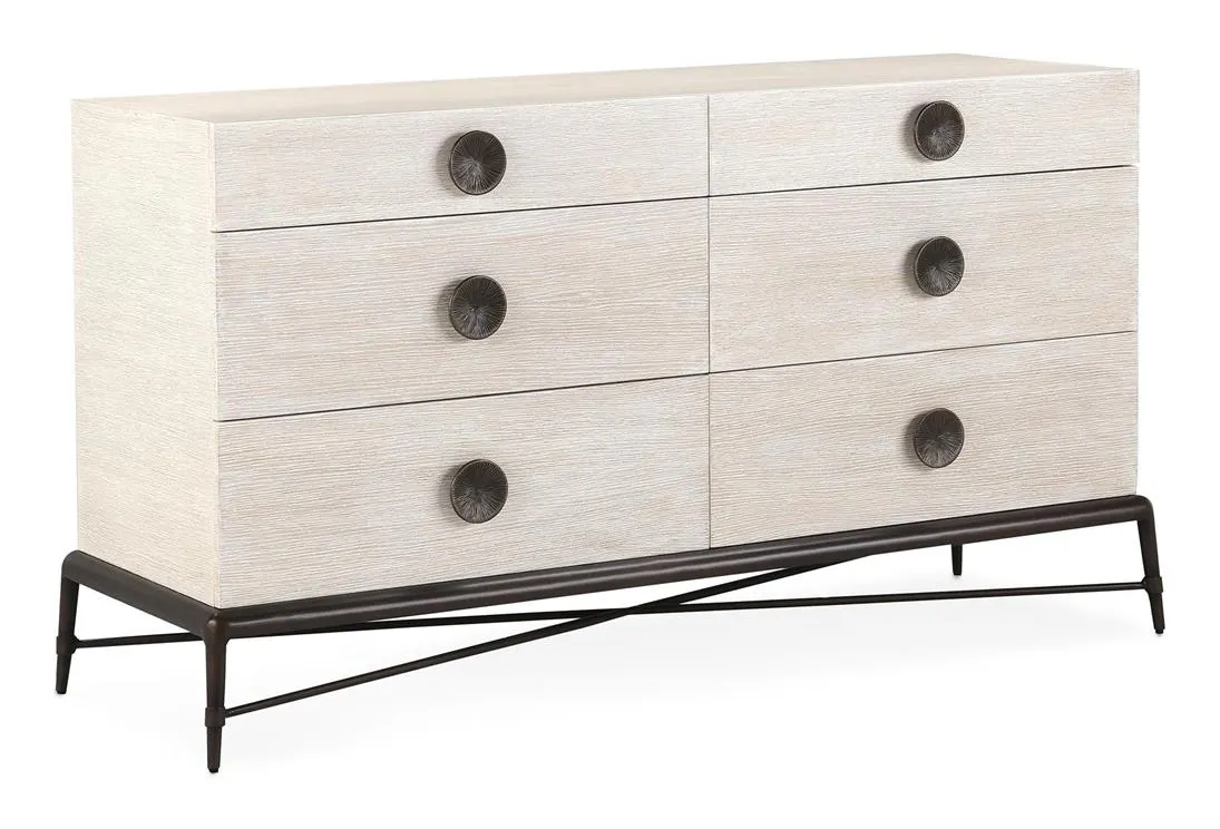 John Richard EUR-01-0566 Berkshire Six-Drawer Chest John Richard EUR-01-0566 Berkshire Six-Drawer Chest