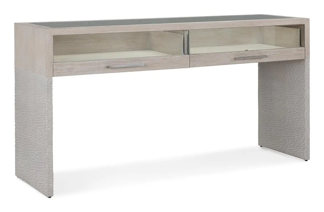 John Richard EUR-02-0414 Galicia Two-Drawer Lighted Console Table John Richard EUR-02-0414 Galicia Two-Drawer Lighted Console Table