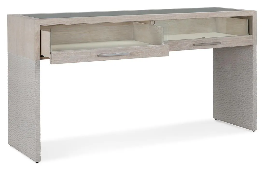 John Richard EUR-02-0414 Galicia Two-Drawer Lighted Console Table John Richard EUR-02-0414 Galicia Two-Drawer Lighted Console Table