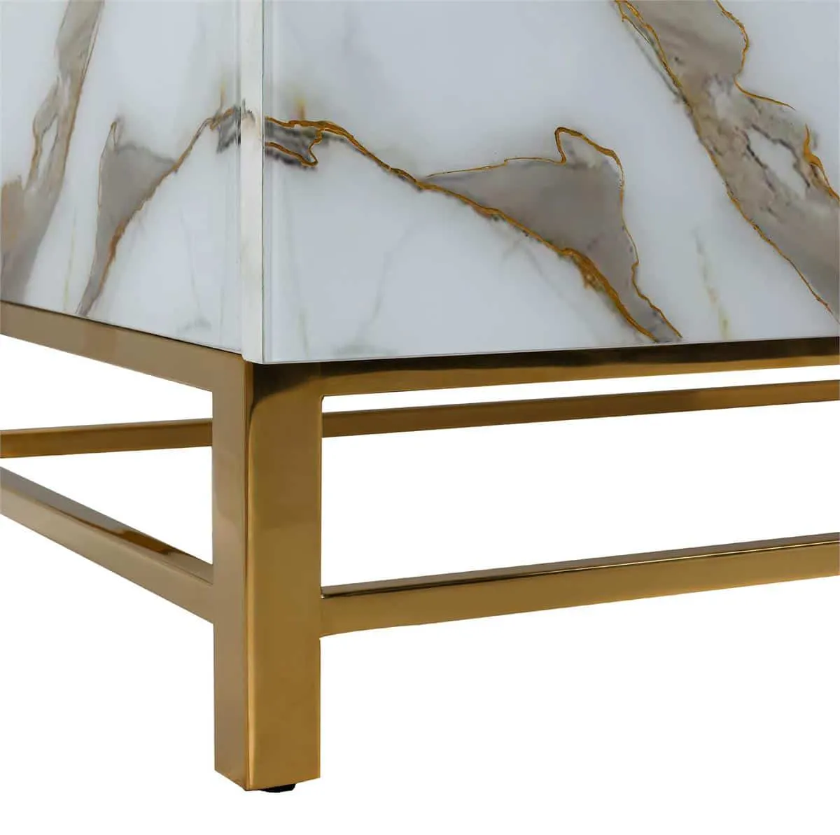 John Richard EUR-04-0900 Marbled Four-Door Sideboard John Richard EUR-04-0900 Marbled Four-Door Sideboard