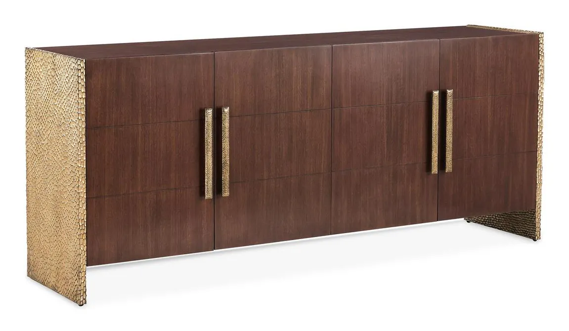 John Richard EUR-04-0912 Cameroon Four-Door Credenza John Richard EUR-04-0912 Cameroon Four-Door Credenza