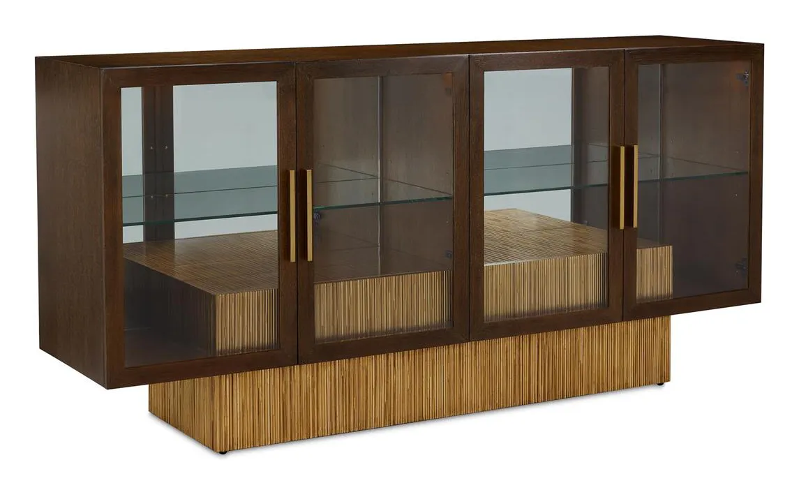 John Richard EUR-04-0930 Suffolk Four-Door Lighted Credenza John Richard EUR-04-0930 Suffolk Four-Door Lighted Credenza