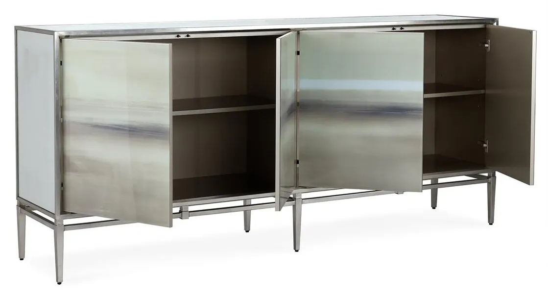 John Richard EUR-04-0963 Carol Benson-Cobb's At Dusk Four-Door Credenza John Richard EUR-04-0963 Carol Benson-Cobb's At Dusk Four-Door Credenza