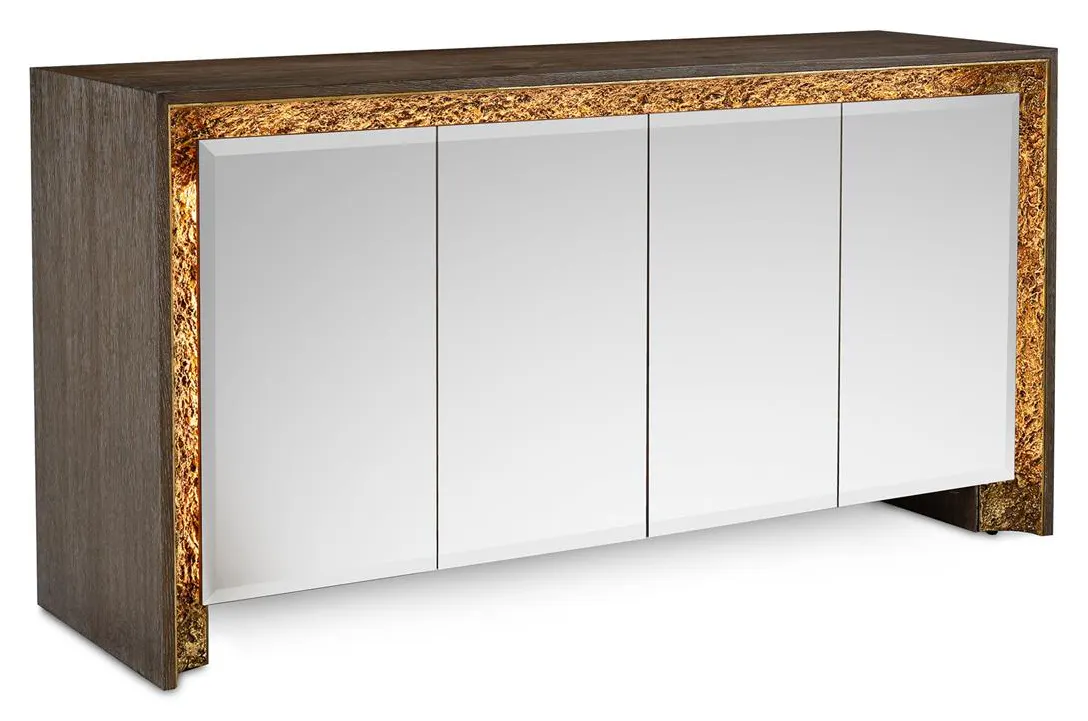 John Richard EUR-04-0979 Coloma Four-Door Lighted Credenza John Richard EUR-04-0979 Coloma Four-Door Lighted Credenza