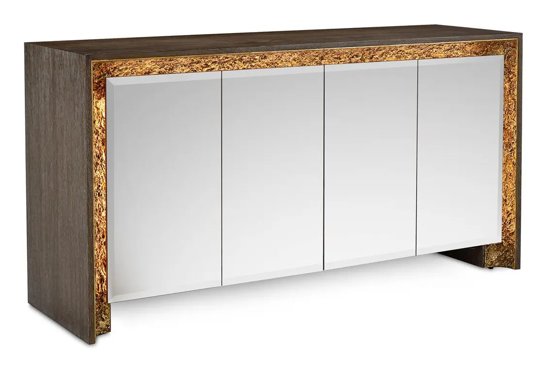 John Richard EUR-04-0979 Coloma Four-Door Lighted Credenza John Richard EUR-04-0979 Coloma Four-Door Lighted Credenza