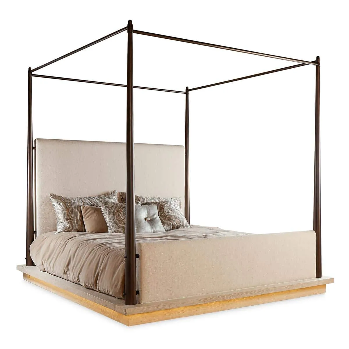 John Richard EUR-06-0059 Gideon Lighted King Bed
