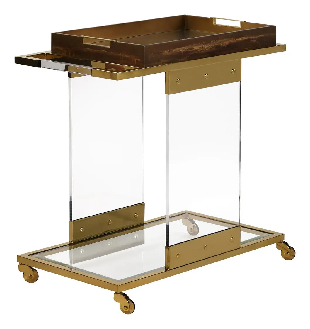 John Richard EUR-08-0154 Gatsby Bar Cart John Richard EUR-08-0154 Gatsby Bar Cart