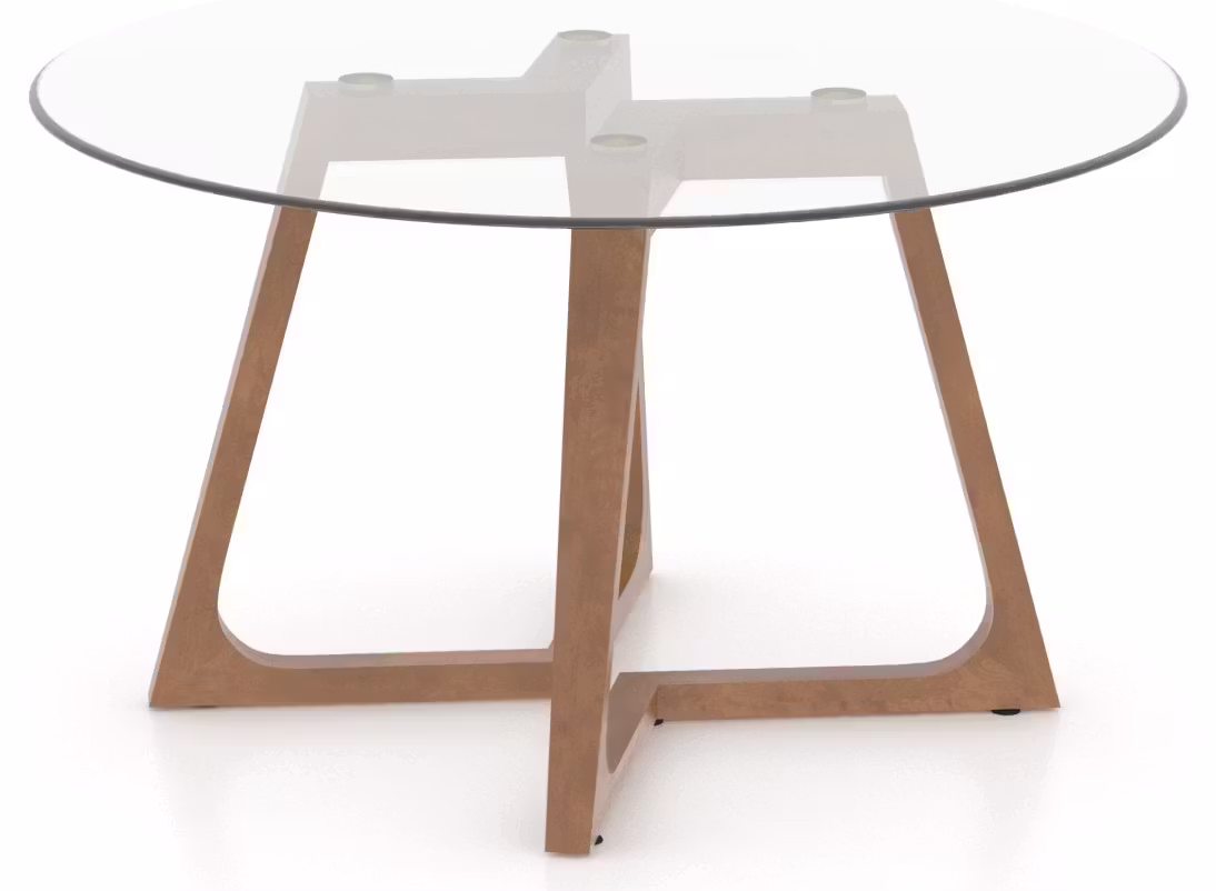 Canadel GRN05454CL25MMNNF Round Glass Table – Base MN Canadel GRN05454CL25MMNNF Round Glass Table – Base MN