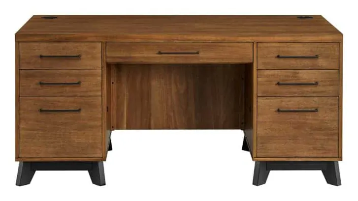 Martin Furniture IMAV640 Avery 64″ W Double Pedestal Desk Martin Furniture IMAV640 Avery 64″ W Double Pedestal Desk