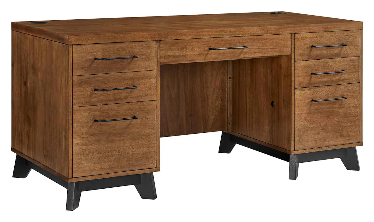 Martin Furniture IMAV640 Avery 64″ W Double Pedestal Desk Martin Furniture IMAV640 Avery 64″ W Double Pedestal Desk