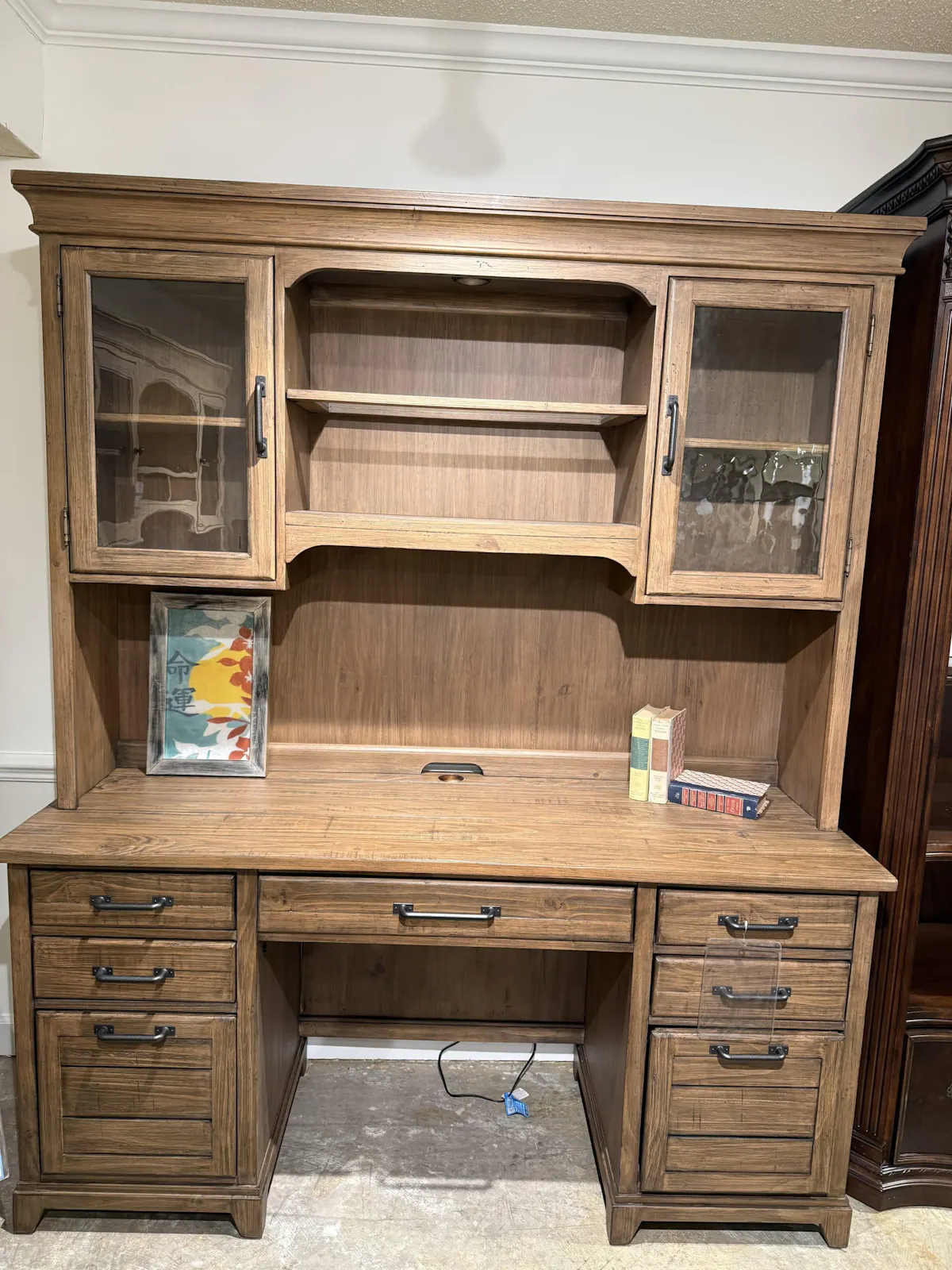 Kincaid 706-942SP Plank Road Farmstead Executive Credenza and Hutch Kincaid 706-942SP Plank Road Farmstead Executive Credenza and Hutch