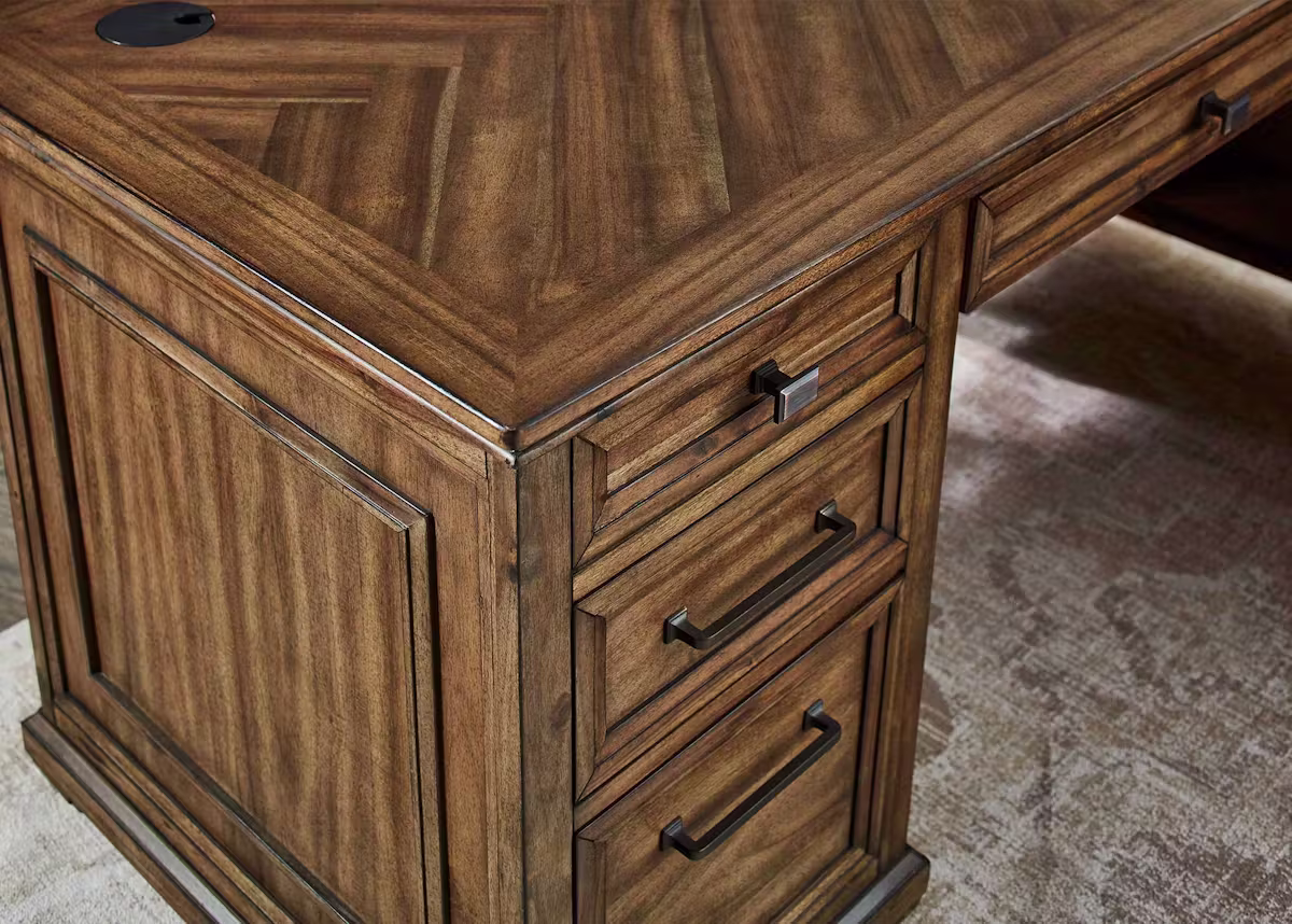 Martin Furniture IMPR680 Porter 68″ W Double Pedestal Desk Martin Furniture IMPR680 Porter 68″ W Double Pedestal Desk
