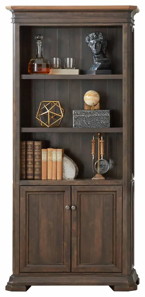 Martin Furniture IMSA3678D Sonoma 78″ H Bookcase with Doors Martin Furniture IMSA3678D Sonoma 78″ H Bookcase with Doors