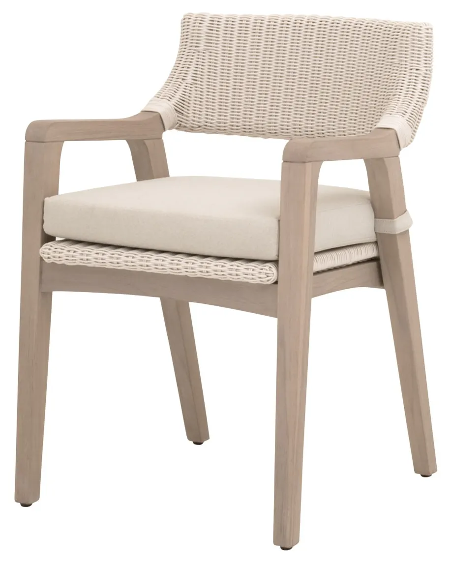 Essentials For Living 6810.PW/STO/W-ET Lucia Outdoor Arm Chair Essentials For Living 6810.PW/STO/W-ET Lucia Outdoor Arm Chair